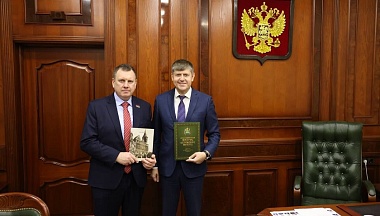 Геннадий Новосельцев встретился с председателем Законодательного Собрания Калининградской области Андреем Кропоткиным