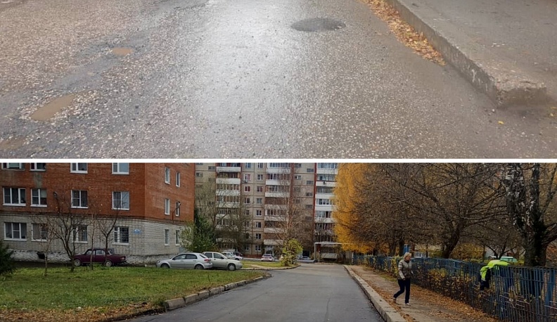 В Калуге отремонтировали 80 межквартальных проездов