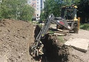 Калужские специалисты ремонтируют теплосетей в подшефном Первомайске