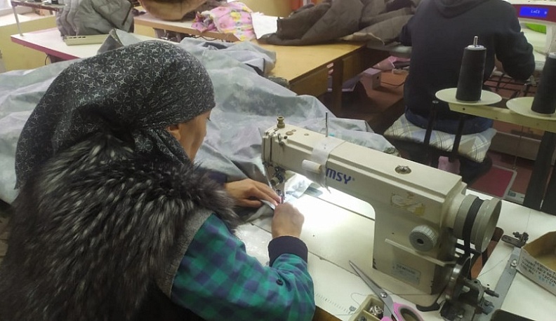 В Мосальске стали шить спальные мешки для мобилизованных и добровольцев