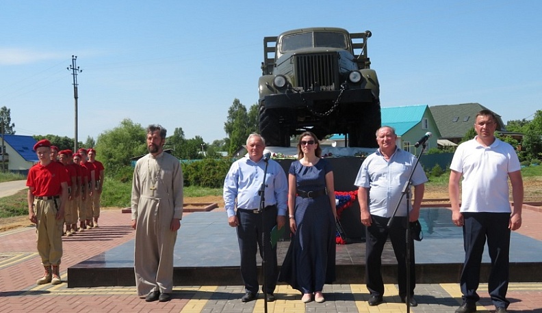 В Спас-Деменском районе почтили память воинов-водителей