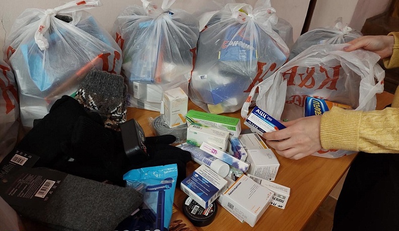 Жители Тарусского района передали мобилизованным боевую экипировку