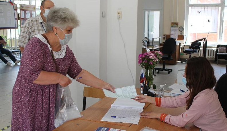 Елена Бакланова проголосовала по поправкам в Конституцию