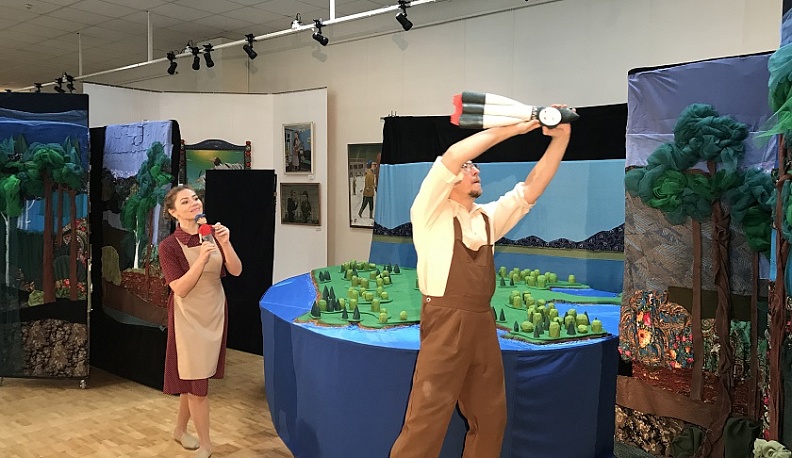 Кукольный спектакль о рождении атомного города показали обнинцам гости из Озерска