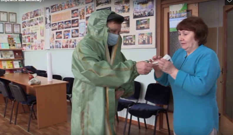В Колюпанове сняли позитивный ролик о мерах против коронавируса