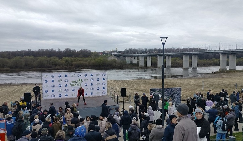 Калужане привели в порядок берег Оки
