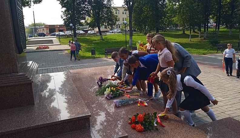 Школьники из Людинова впервые приняли участие во всероссийской акции