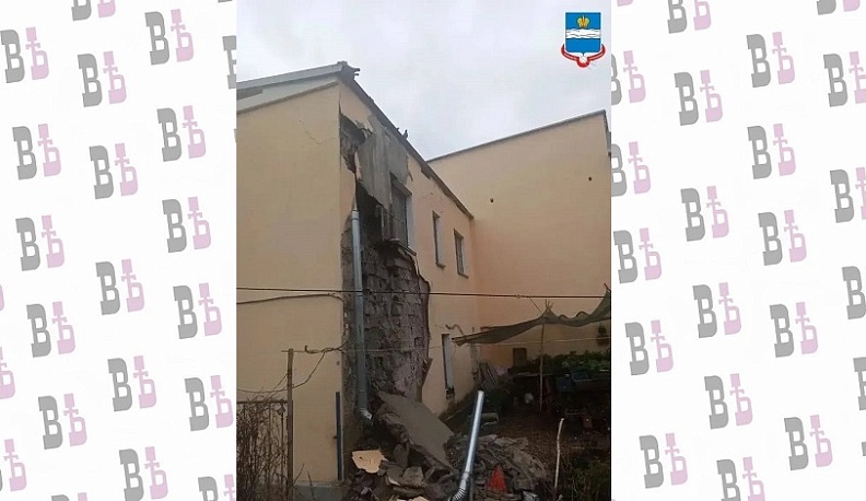 В Калуге ситуация с обрушением стены дома взята на контроль Государственной жилищной инспекцией