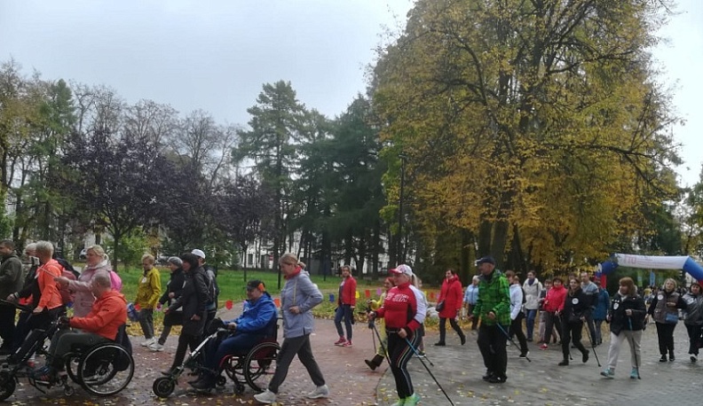 Больше сотни калужан приняли участие во Всероссийском дне ходьбы
