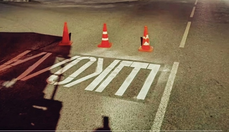 В Калуге продолжают наносить разметку краской и термопластиком