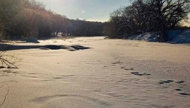 Выход на лёд Протвы в Обнинске признали опасным