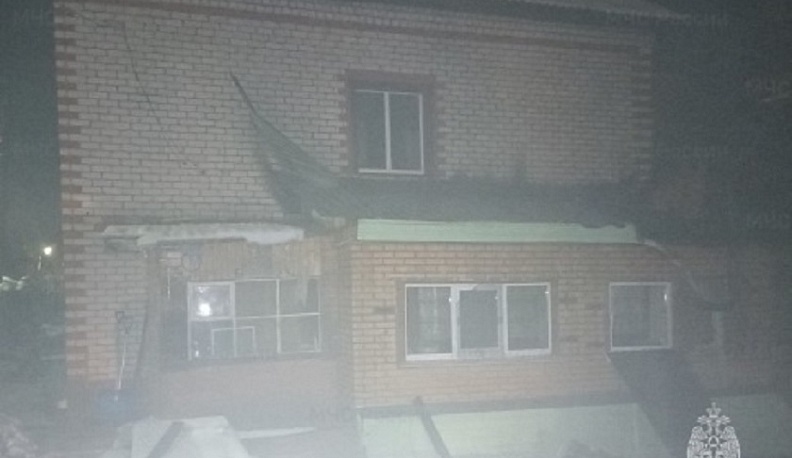 Жилой дом загорелся в Калужской области