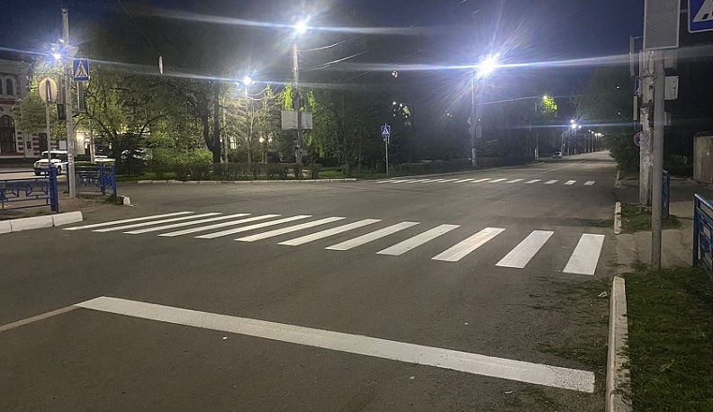 В Калуге на шести улицах нанесут дорожную разметку