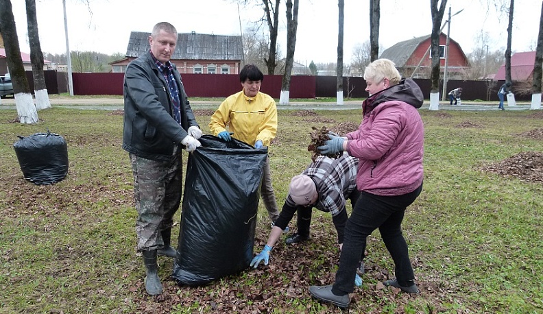 В Износковском районе финиширует месячник по благоустройству