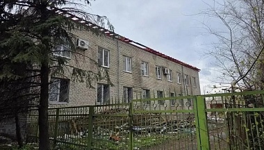 Калужские строители восстанавливают административное здание в Первомайске