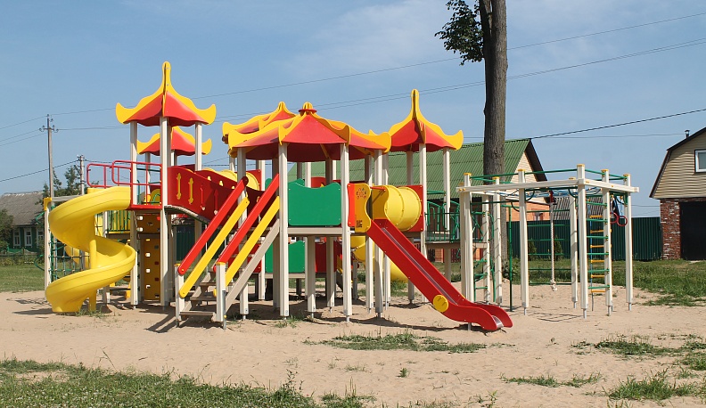 В Жиздре благоустраиваются две общественные территории