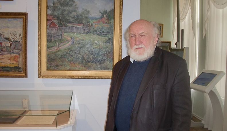 Калужский музей изобразительных искусств показывает картину Александра Осмёркина «Верея. Улица»