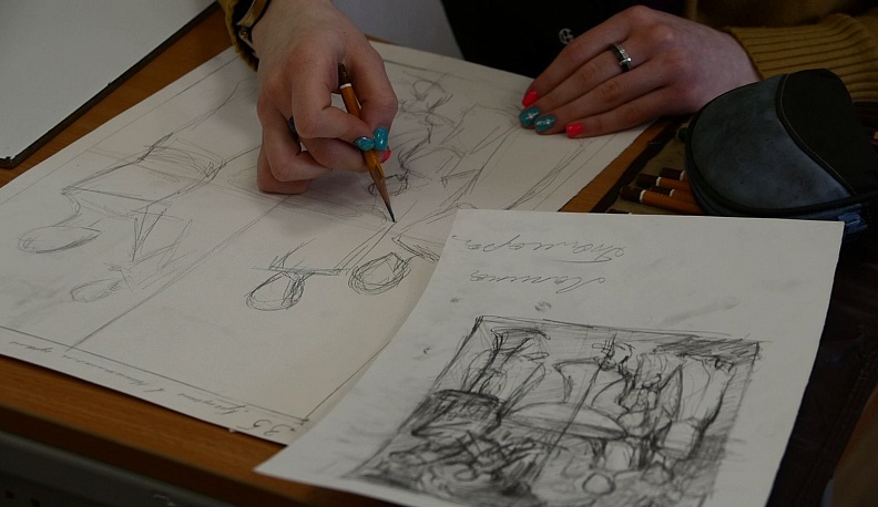 В Людинове прошел областной конкурс юных художников, посвященный памяти Дмитрия Свешникова 