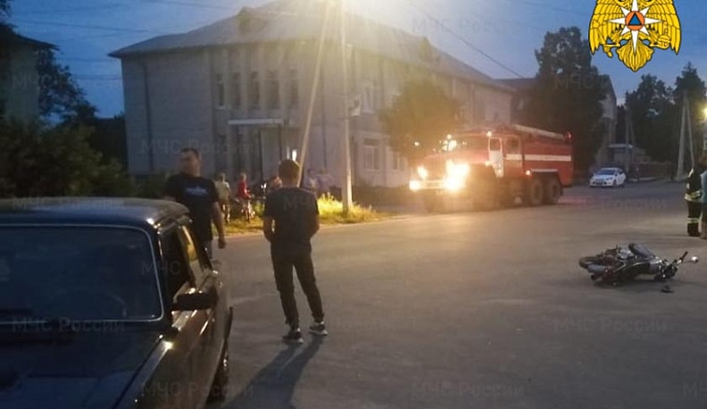 В Калужской области за день мопеды дважды попали в ДТП