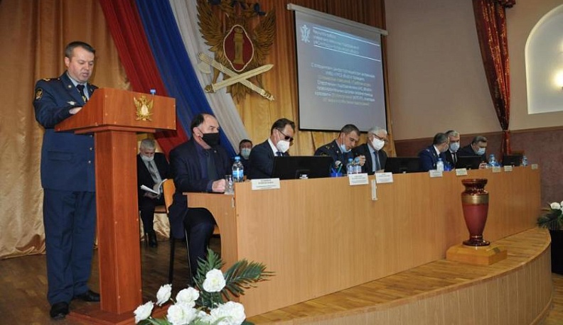 Василий Быкадоров принял участие в итоговой коллегии УФСИН России по Калужской области 