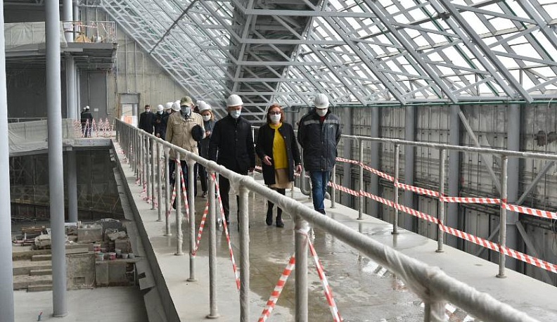 Владислав Шапша проинспектировал строительство второй очереди музея космонавтики в Калуге