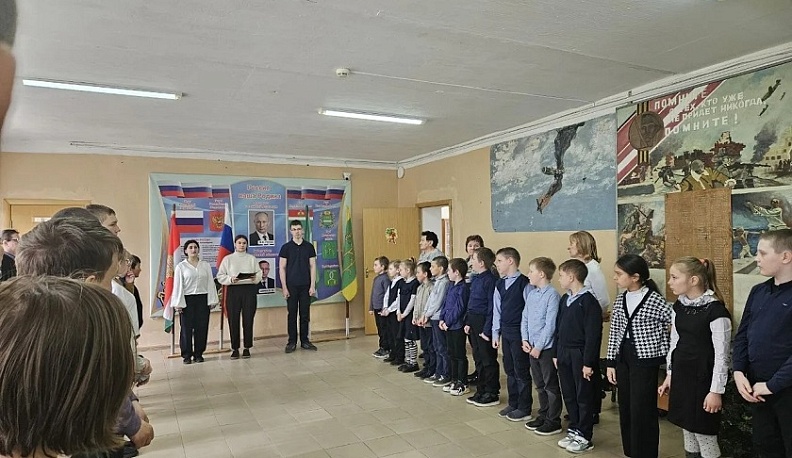 В сельской школе Мещовского округа стартовала Вахта Памяти
