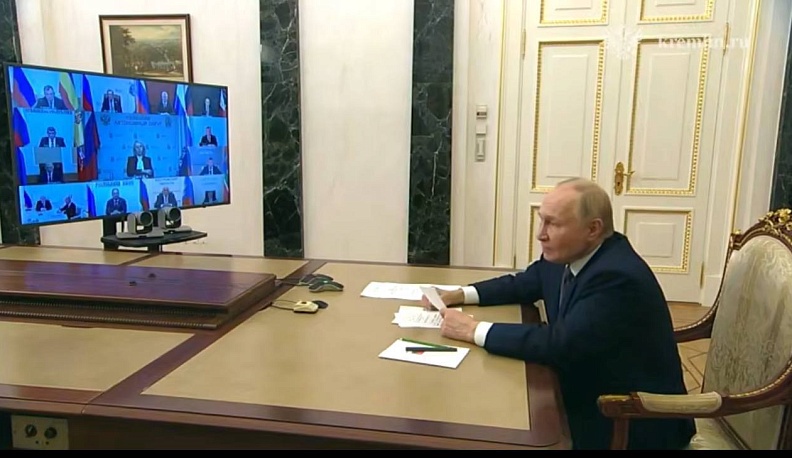 Владислав Шапша принял участие в селекторном совещании с Владимиром Путиным