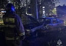 Три автомобиля столкнулись ночью в Калуге