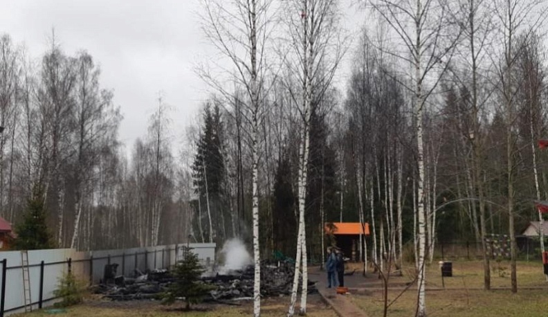 В Медынском районе устанавливаются обстоятельства гибели женщины при пожаре