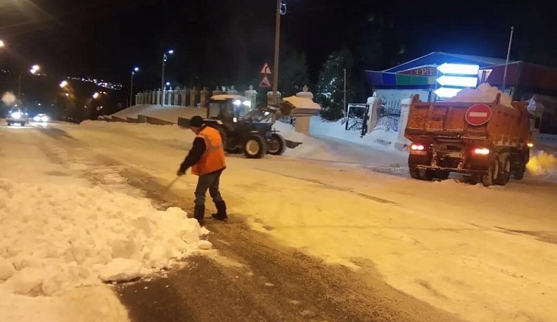 За сутки из Калуги вывезли 2950 кубометров снега