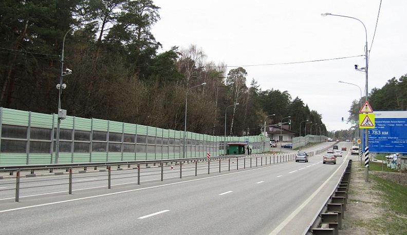 В Калуге в районе бора перенесли камеру фиксации нарушений ПДД