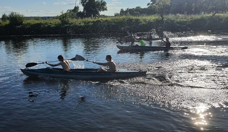 В Жуковском районе прошли состязания на байдарках