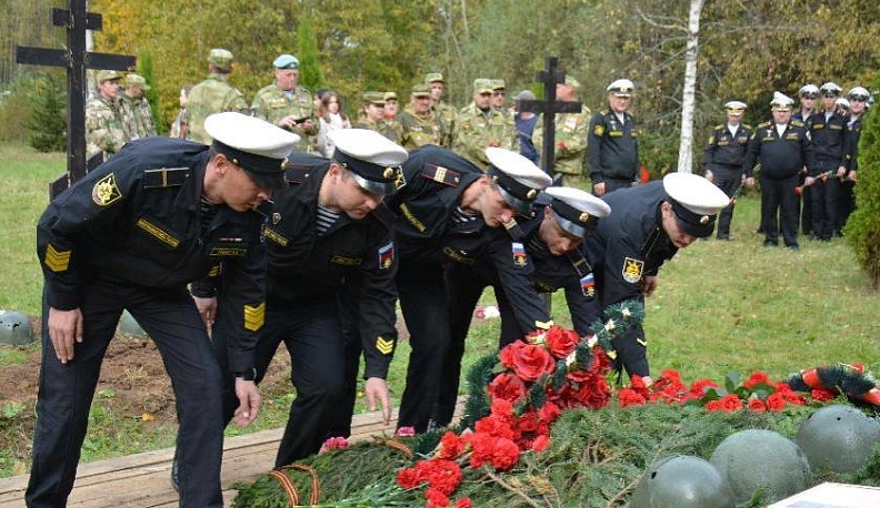 В Малоярославецком районе в рамках Вахты Памяти перезахоронили останки двадцати советских воинов