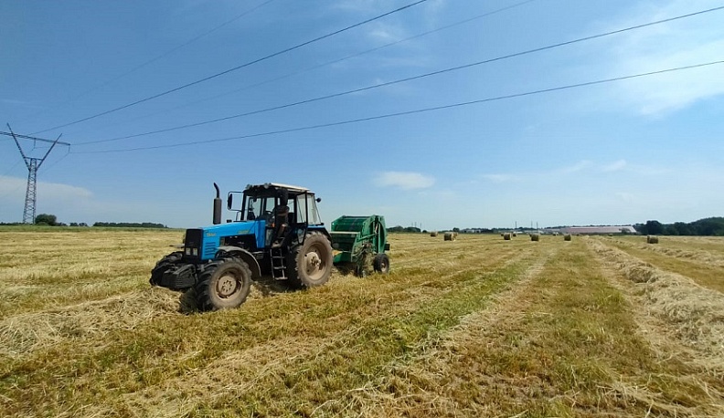 В Тарусском районе активно идет сенокос