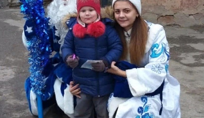 Дед Мороз с мигалкой