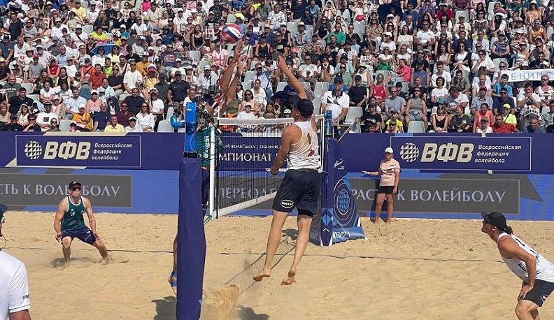 Обнинские пляжники завоевали второе место на IX этапе Чемпионата России