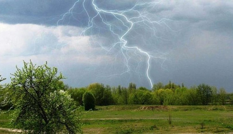 МЧС Калужской области предупреждает о грозе и усилении ветра