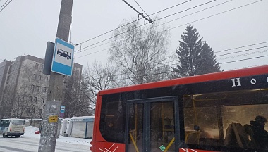 Непогода не стала помехой для общественного транспорта Калуги