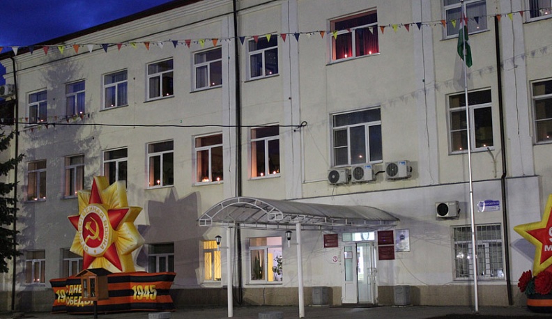 В канун Дня победы в Медыни зажгли «Свечу в окне»