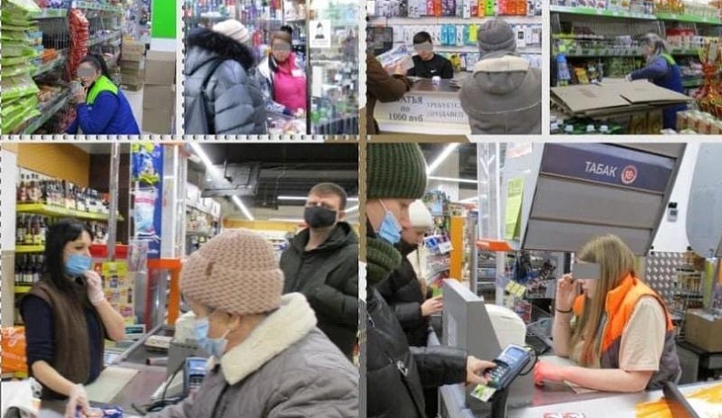 В магазинах Обнинска поймали нарушителей «масочного» режима