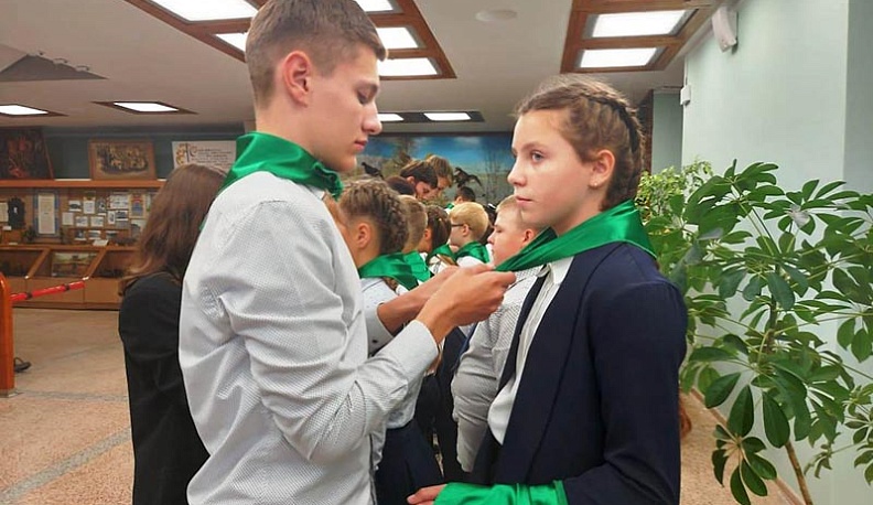 Людиновские школьники присягнули на верность природе