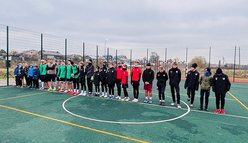 В селе Коллонтай Малоярославецкого района появилась универсальная спортплощадка