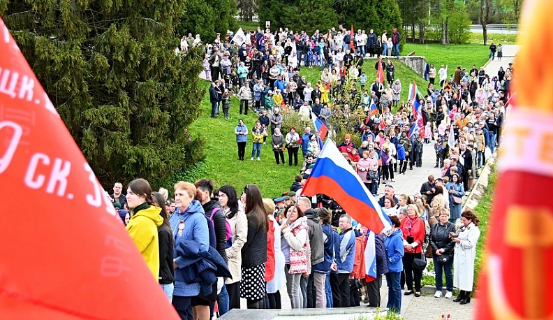В День Победы на Ильинских рубежах состоялся праздничный митинг