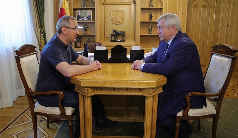 Владислав Шапша обсудил планы сотрудничества с губернатором Ростовской области