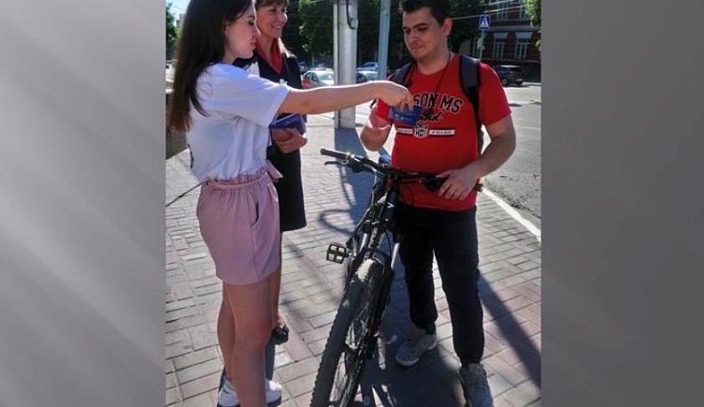 Калужских велосипедистов попросили спешиваться 