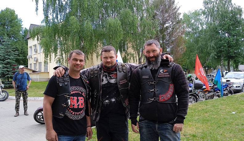 «Ночные Волки» проехали по Жуковским местам