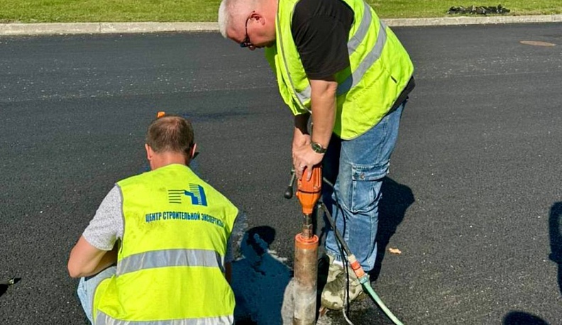 Качество укладки асфальта на проспекте Маркса в Обнинске подтвердило лабораторное исследование