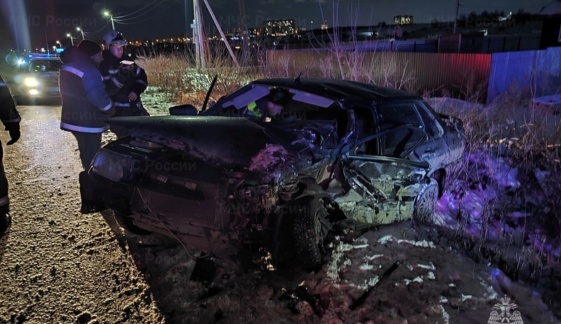 В Ферзиковском районе столкнулись «Вольво» и «ВАЗ-2115»