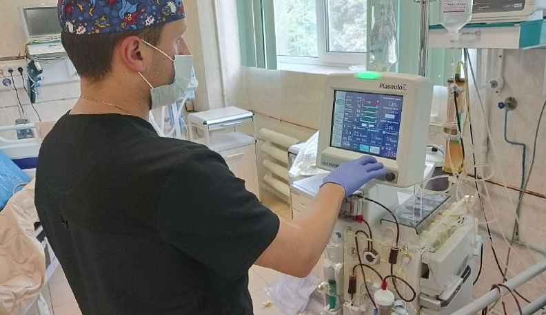 В Калужской областной клинической больнице провели операцию по очистке крови пациентки с помощью каскадной плазмофильтрации