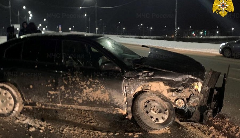 Один человек пострадал при столкновении «Шкоды» и «Фольксвагена» в Калуге